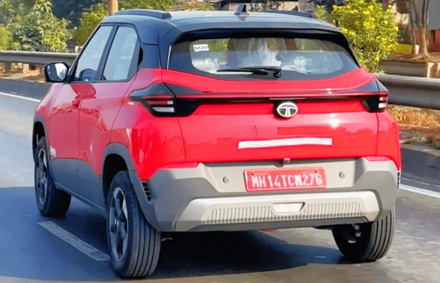 2026 Tata punch ev Facelift Spotted